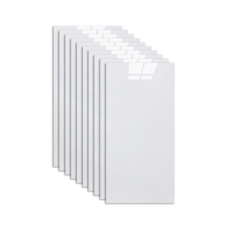 Modern Mildew Resistant Tile PVC Singular Peel & Stick Tile for Backsplash Wall