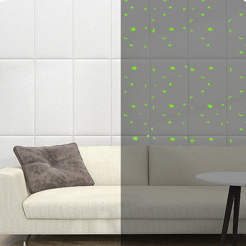 Fluffy Soft Bag Paneling Smooth Wall Interior Modern Plank Set of 1