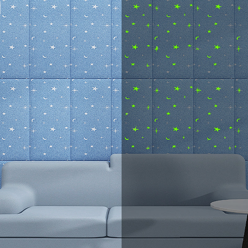 Fluffy Soft Bag Paneling Smooth Wall Interior Modern Plank Set of 1