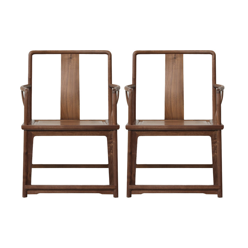 Modern Kitchen Dining Chair Solid Wood Open Back Dining Chair