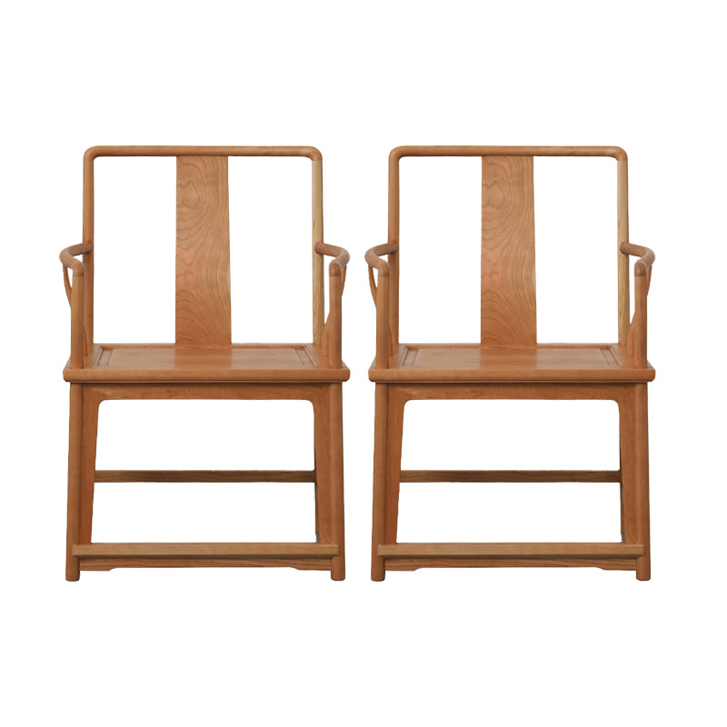 Modern Kitchen Dining Chair Solid Wood Open Back Dining Chair