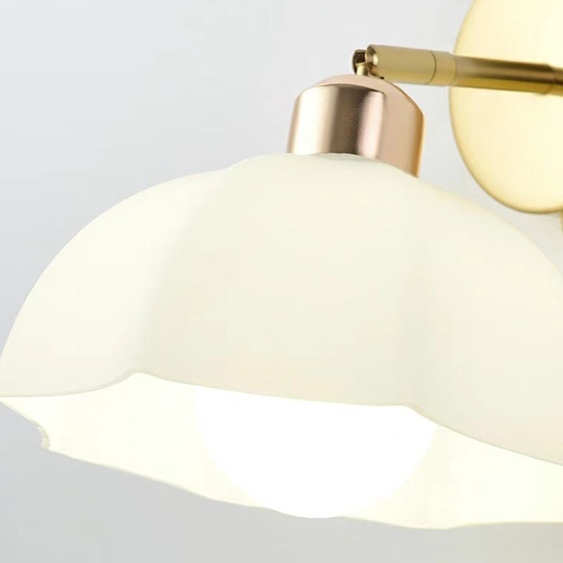 Creative Wall Light Fixture Modern Wall Light Sconce with Glass Shade for Bedroom