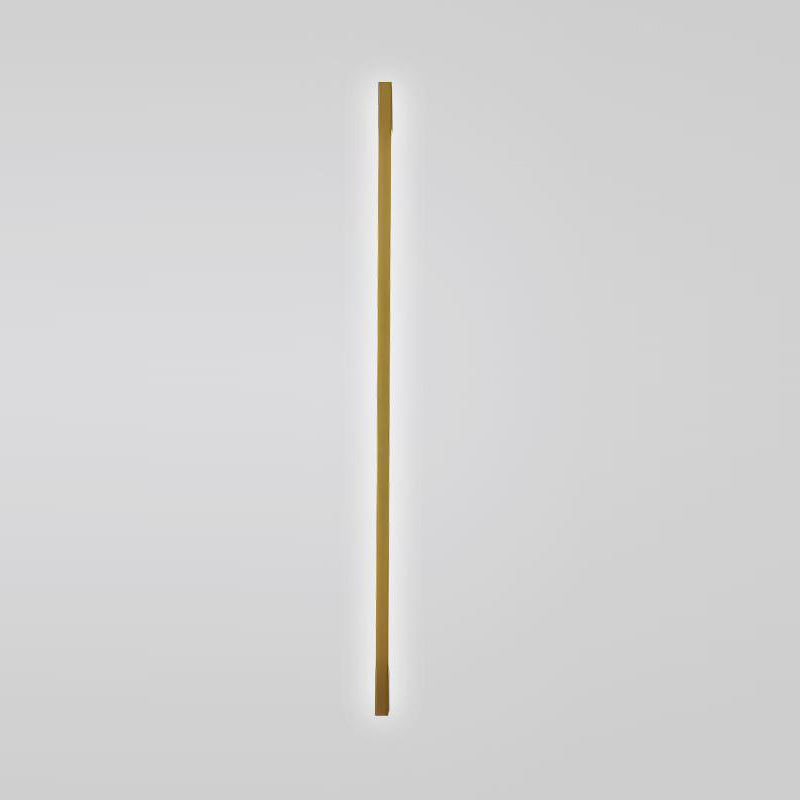 Single Modern Black/Golden Wall Mounted Sconce Linear Wall Light for Living Room
