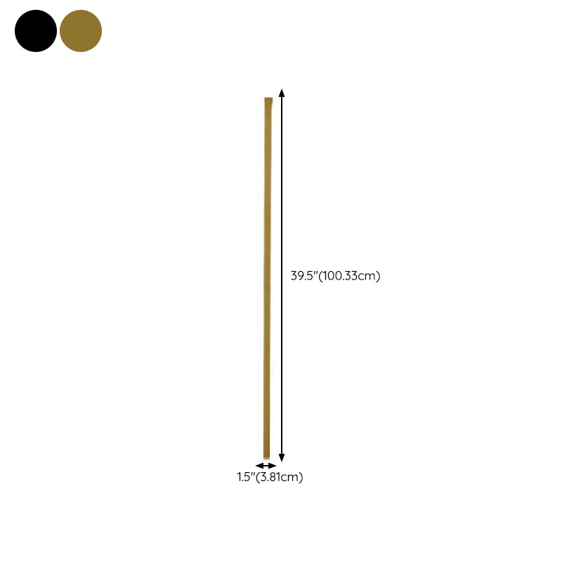 Single Modern Black/Golden Wall Mounted Sconce Linear Wall Light for Living Room
