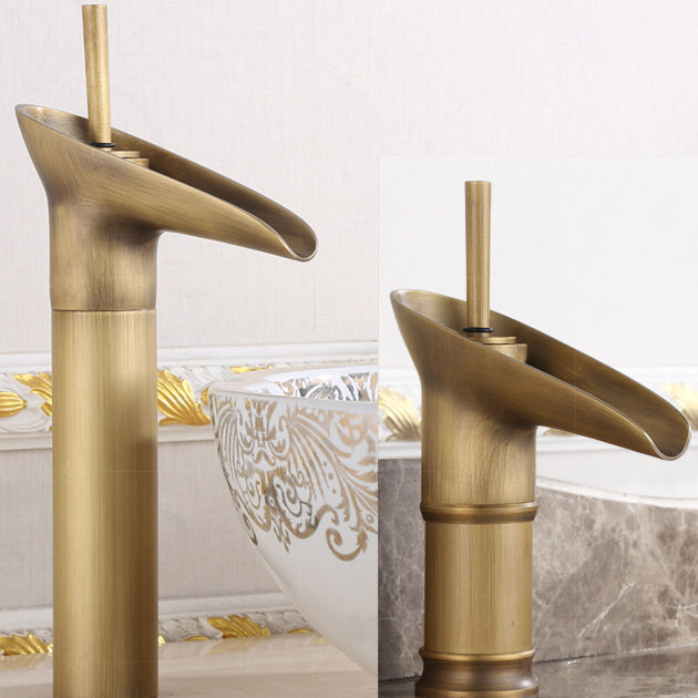 Country Wide Spread Bathroom Faucet Lever Vanity Sink Faucet