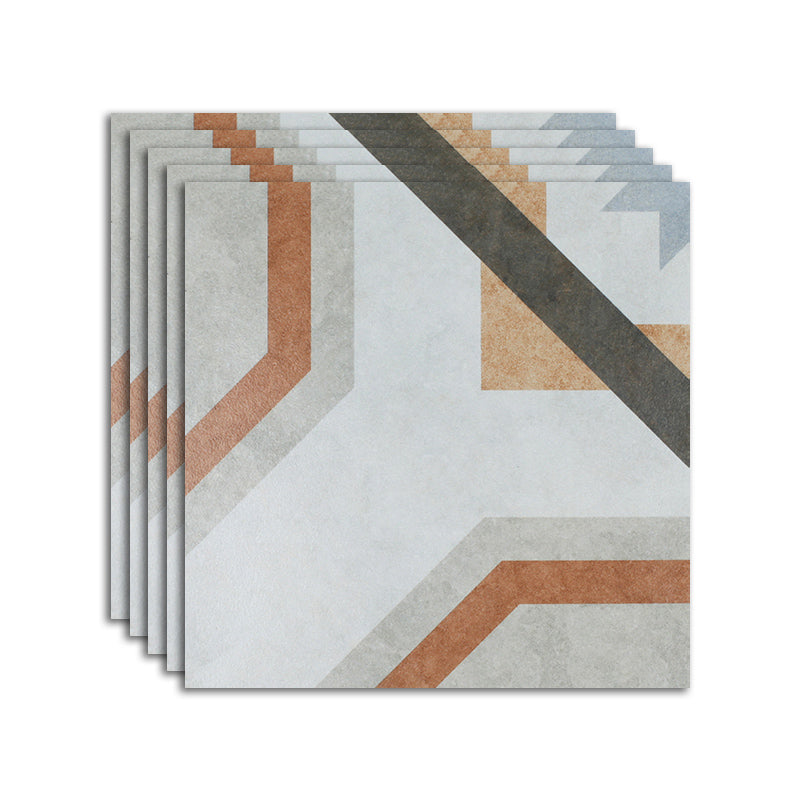 Patterned Floor and Wall Tile Contemporary Simple Floor and Wall Tile