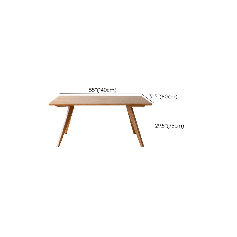 Brown 4 Legs Dining Room Dinner Kitchen Table Modern Dining Room Table