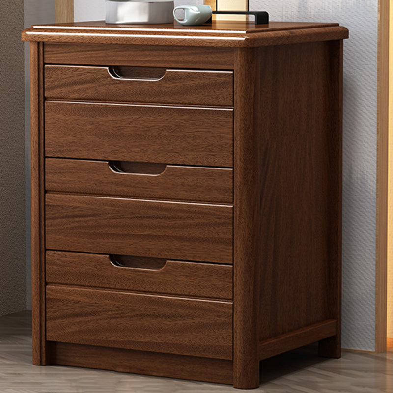 Vertical Chest Bedroom Solid Wood 16" W Storage Chest with Drawers