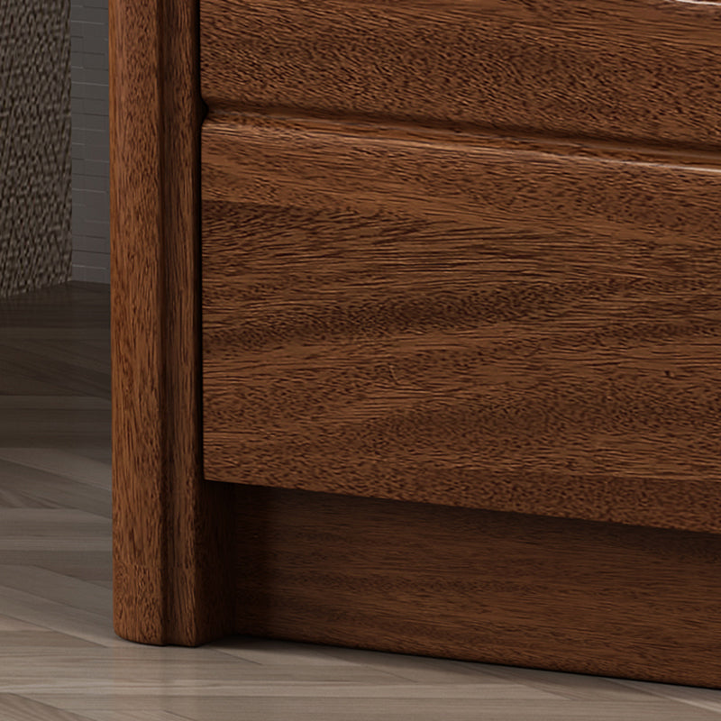 Vertical Chest Bedroom Solid Wood 16" W Storage Chest with Drawers