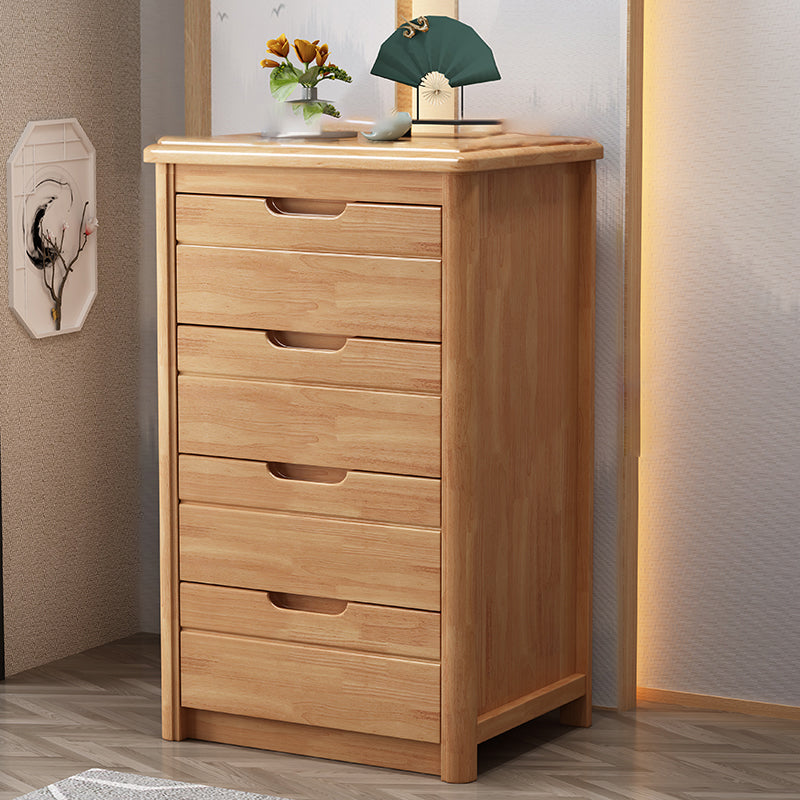 Vertical Chest Bedroom Solid Wood 16" W Storage Chest with Drawers