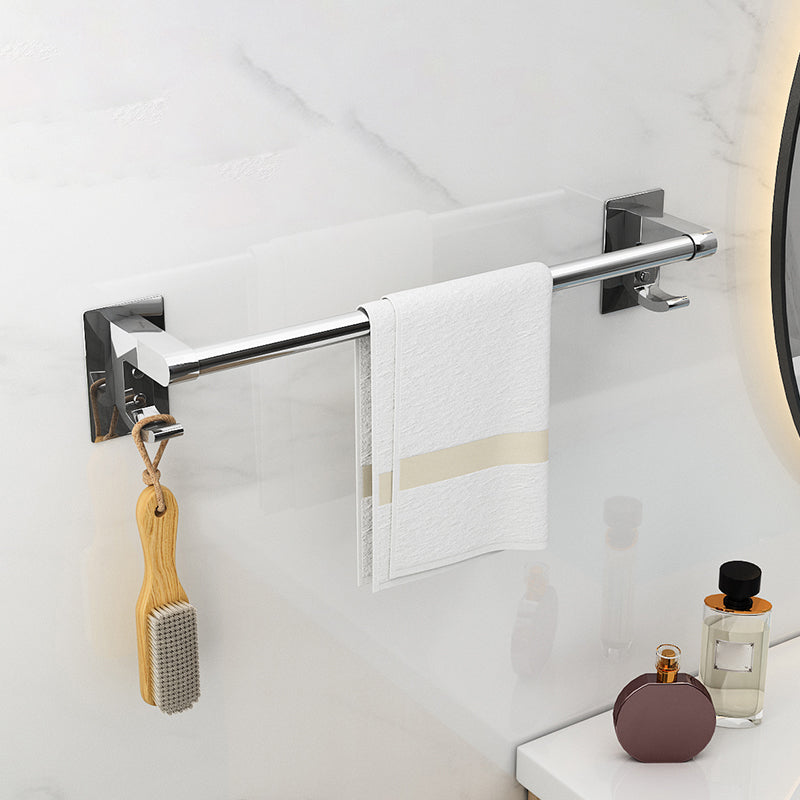 Polished Chrome Bathroom Accessory Set Modern Bath Shelf Anti-rust