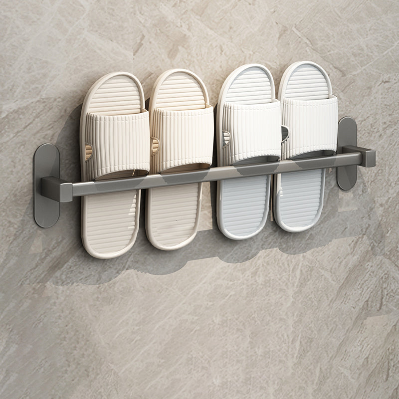 Grey Bathroom Accessory Set Modern 1/2 - Piece Bath Shelf Anti-rust