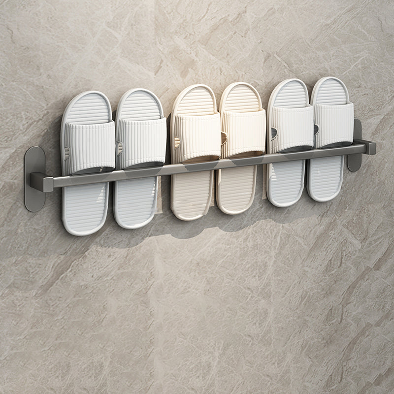 Grey Bathroom Accessory Set Modern 1/2 - Piece Bath Shelf Anti-rust
