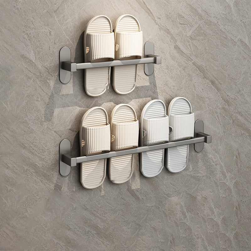 Grey Bathroom Accessory Set Modern 1/2 - Piece Bath Shelf Anti-rust