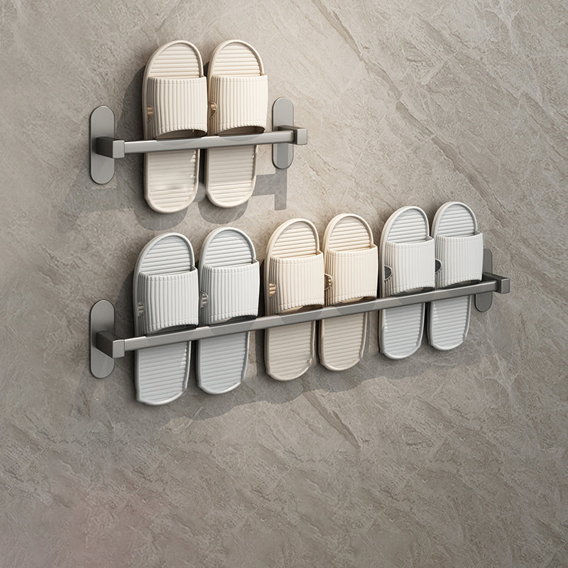 Grey Bathroom Accessory Set Modern 1/2 - Piece Bath Shelf Anti-rust