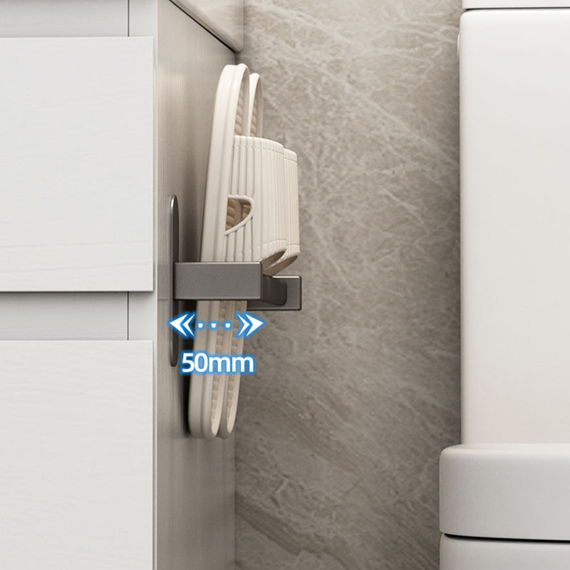 Grey Bathroom Accessory Set Modern 1/2 - Piece Bath Shelf Anti-rust