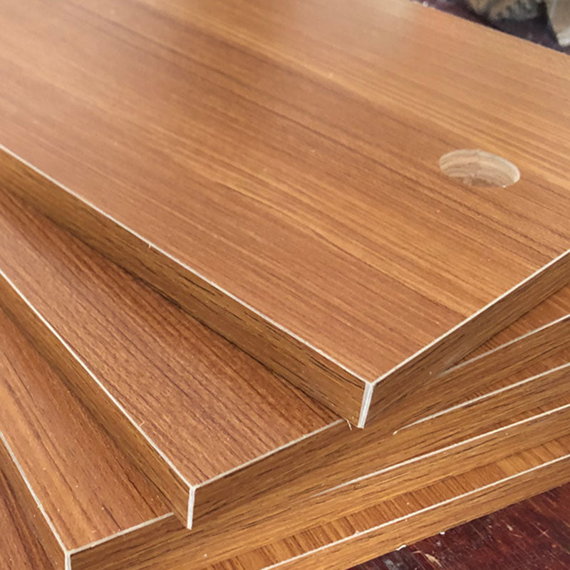 Industrial Engineered Wood Bookcase Closed Back Floating Bookshelf