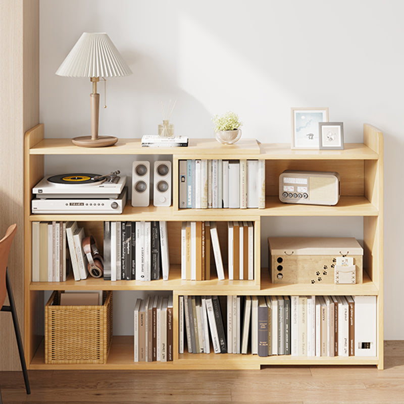 Engineered Wood Modern Bookcase Standard Open Back Bookshelf