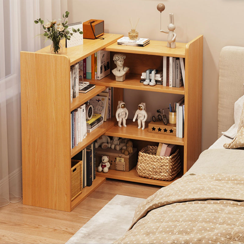 Engineered Wood Modern Bookcase Standard Open Back Bookshelf