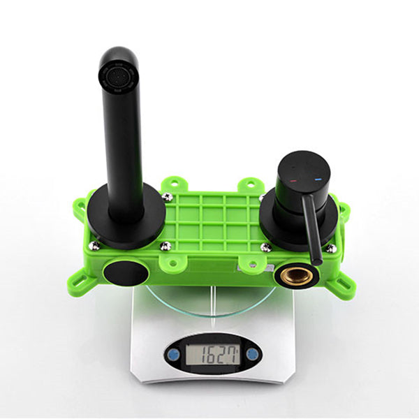 Contemporary Tub Filler Trim Wall Mounted Low Arc Bathroom Faucet