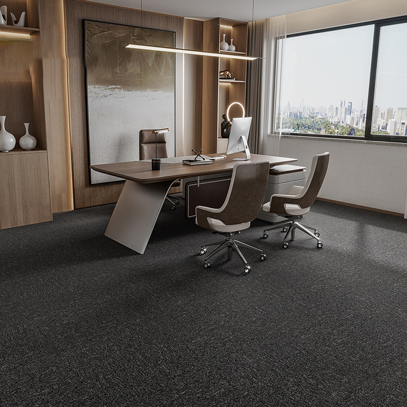 Modern Carpet Tiles Level Loop Glue Down Fire Resistant Carpet Floor Tile