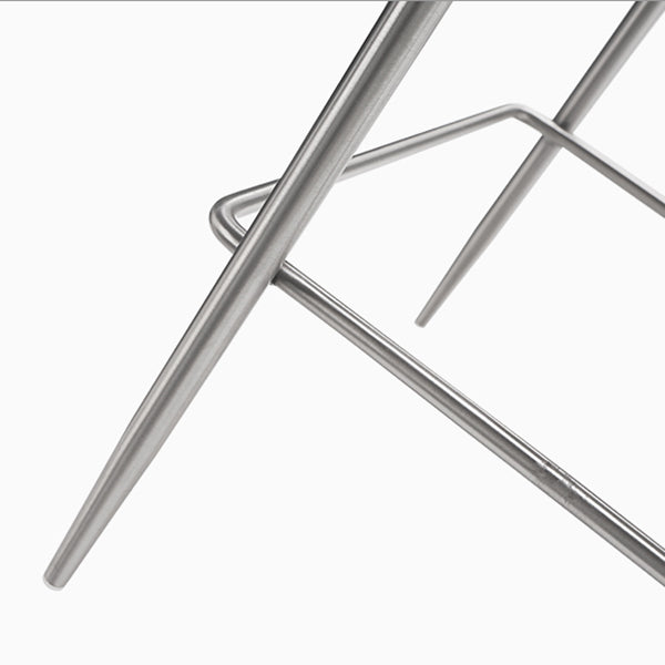 Indoor Faux Leather Bar Chair Contemporary Metal Legs Bar Stools