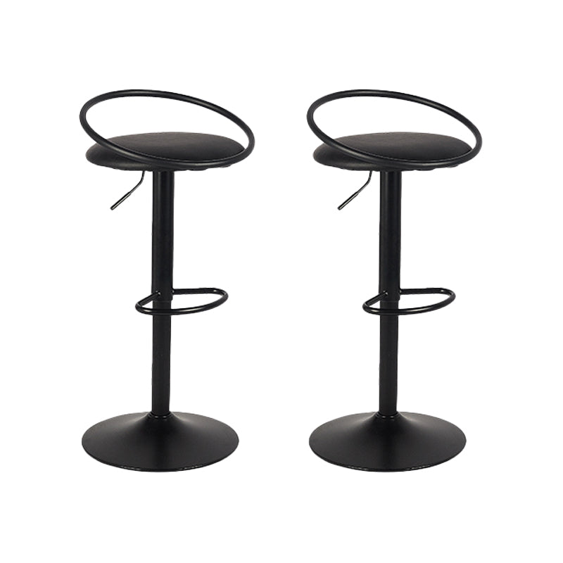 Indoor Metal Legs Bar Stool Adjustable Height Bar Stool with Footrest