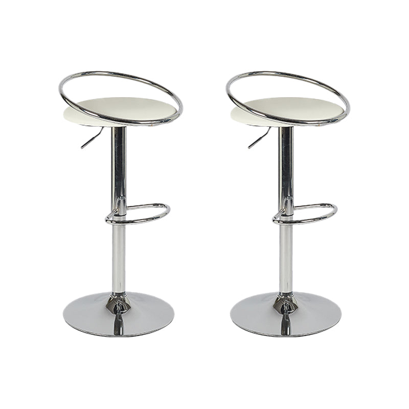 Indoor Metal Legs Bar Stool Adjustable Height Bar Stool with Footrest