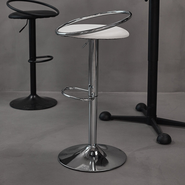 Indoor Metal Legs Bar Stool Adjustable Height Bar Stool with Footrest