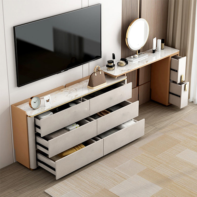 Stone Storage Chest Classic Glam 11.7 Inch Width Storage Chest Dresser