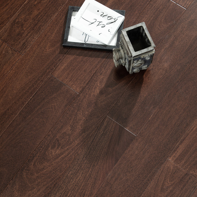 Solid Wood Rectangle Flooring Waterproof Smooth Hardwood Flooring