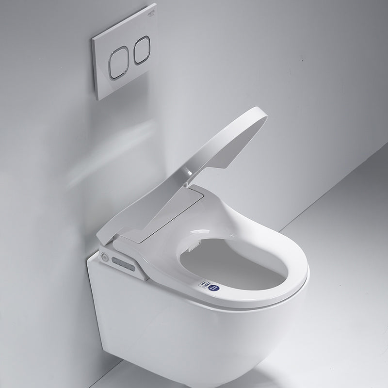 Modern Wall Mounted Bidet Foot Sensor White Temperature Control