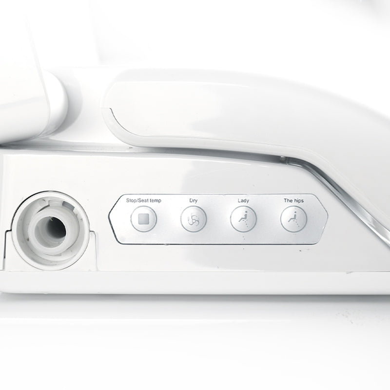 Modern Wall Mounted Bidet Foot Sensor White Temperature Control