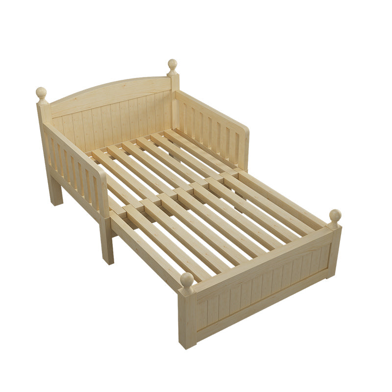 Solid Wood Convertible Crib Modern Nursery Crib with Mattress