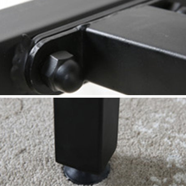 Rectangle Industrial Pub Table Set 1/4/7 Pieces Wooden Bar Table Set with Brown Stools