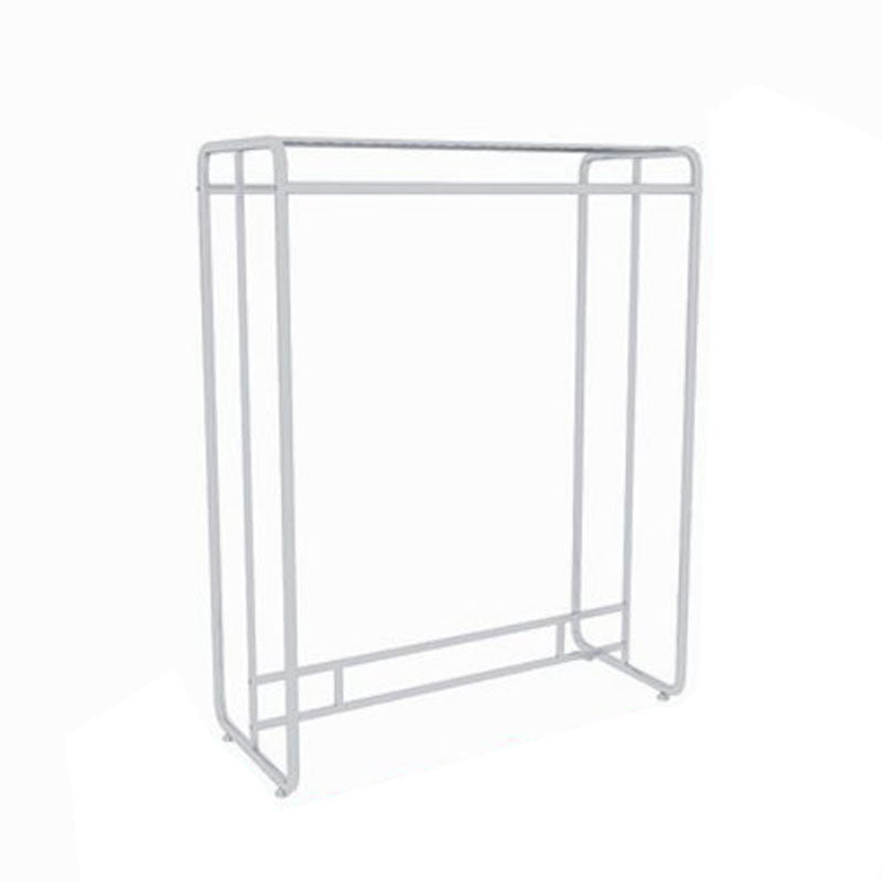 Simple Clothes Hanger Solid Color Metal Coat Rack for Living Room