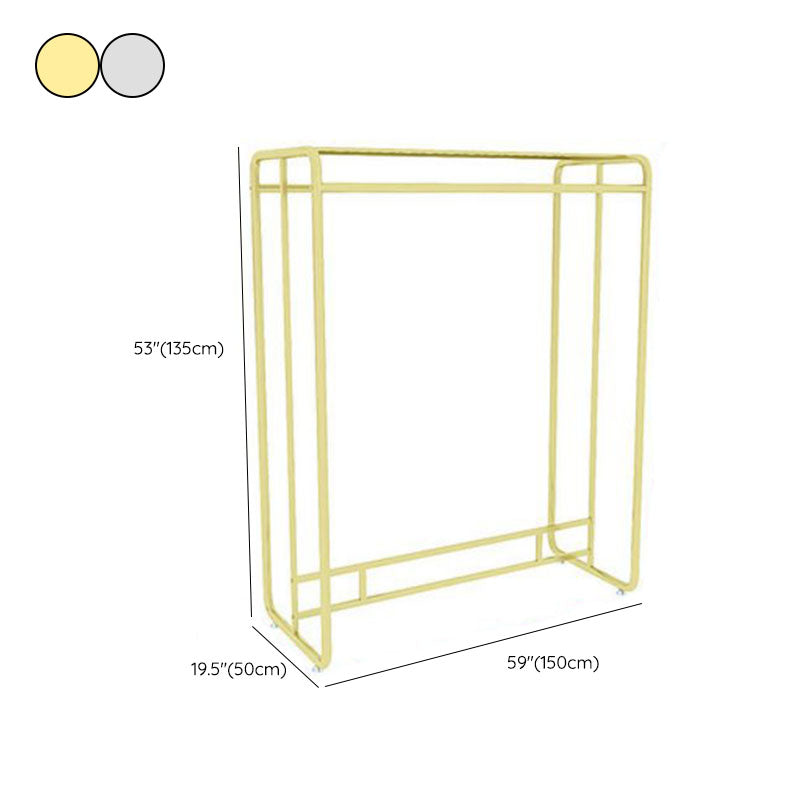 Simple Clothes Hanger Solid Color Metal Coat Rack for Living Room