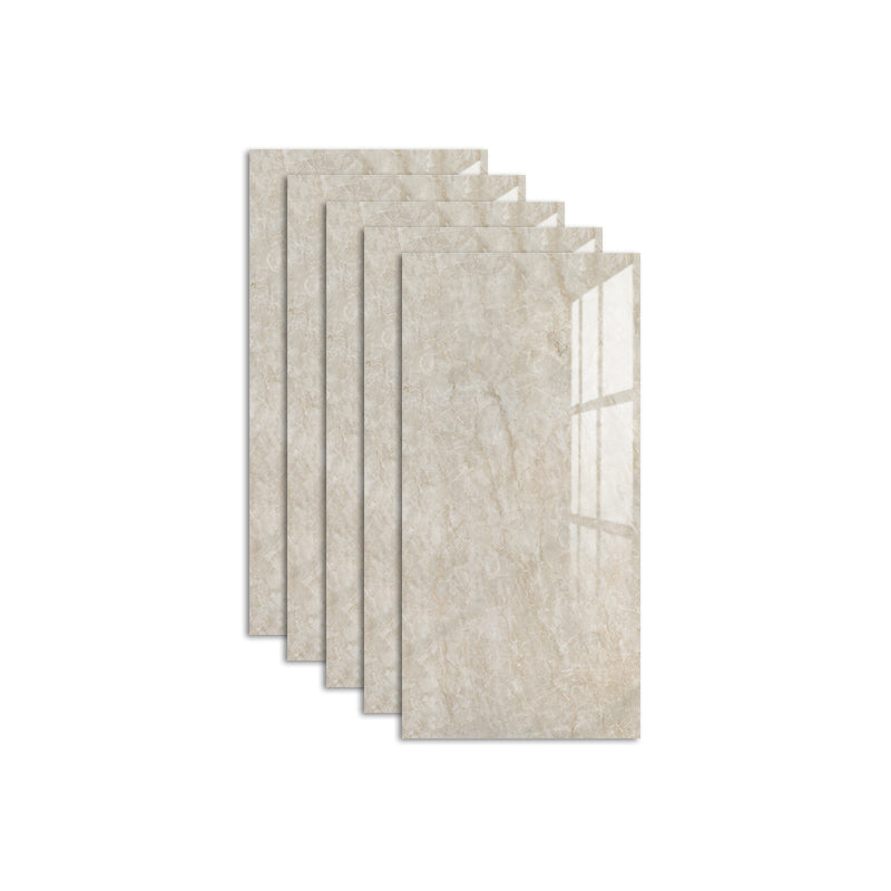 Marbling Stain Resistant Tile 12" x 24" Singular Peel & Stick Tile