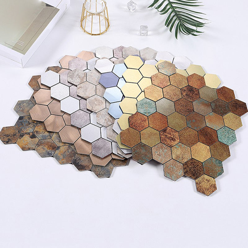 Kitchen Mosaic Tile Wallpaper Waterproof Peel and Stick Backsplash Tile