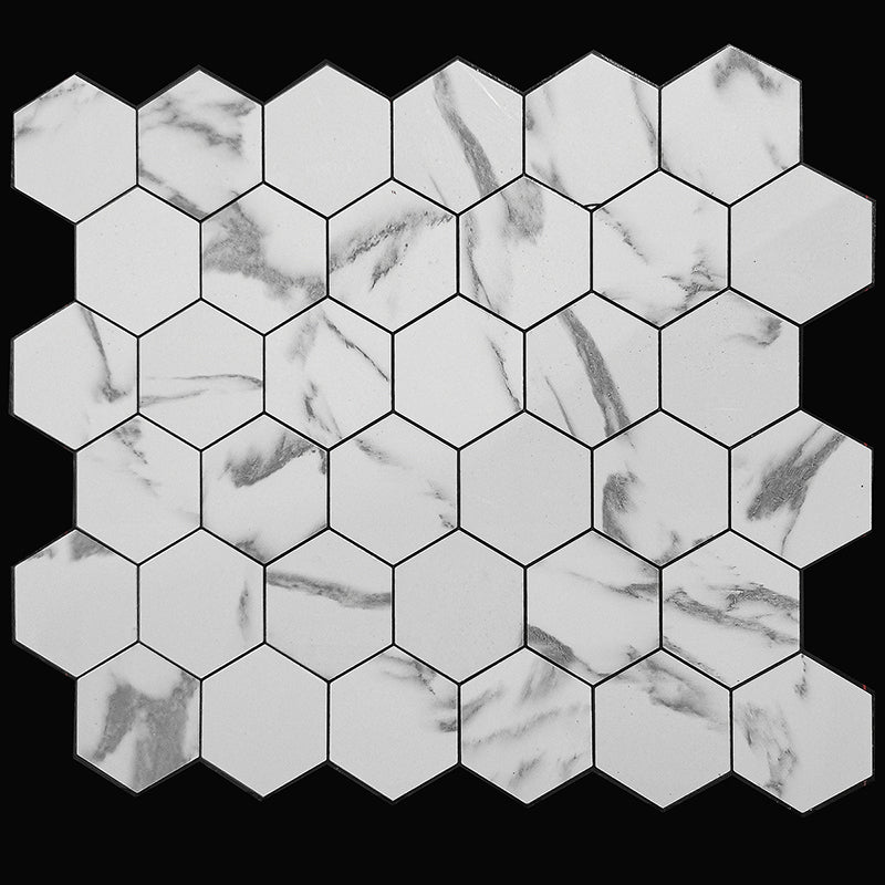 Kitchen Mosaic Tile Wallpaper Waterproof Peel and Stick Backsplash Tile