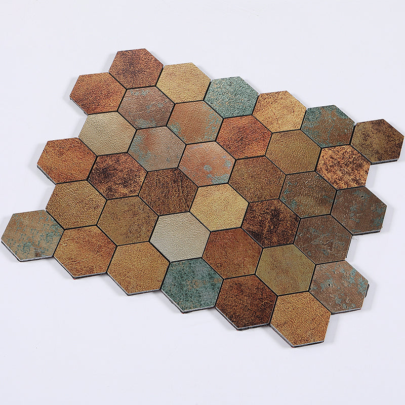 Kitchen Mosaic Tile Wallpaper Waterproof Peel and Stick Backsplash Tile