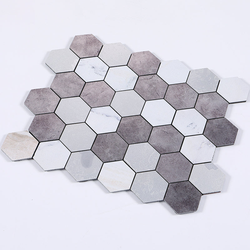 Kitchen Mosaic Tile Wallpaper Waterproof Peel and Stick Backsplash Tile