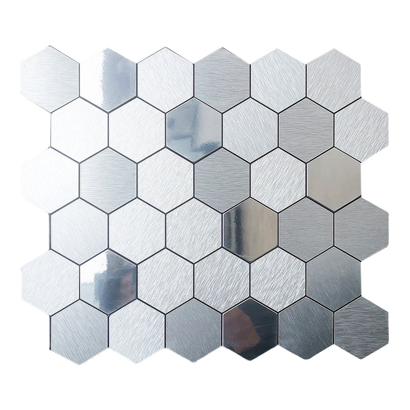 Kitchen Mosaic Tile Wallpaper Waterproof Peel and Stick Backsplash Tile