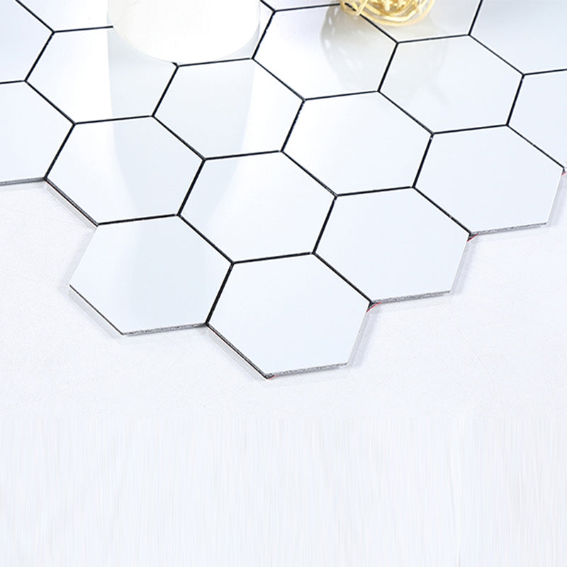 Kitchen Mosaic Tile Wallpaper Waterproof Peel and Stick Backsplash Tile