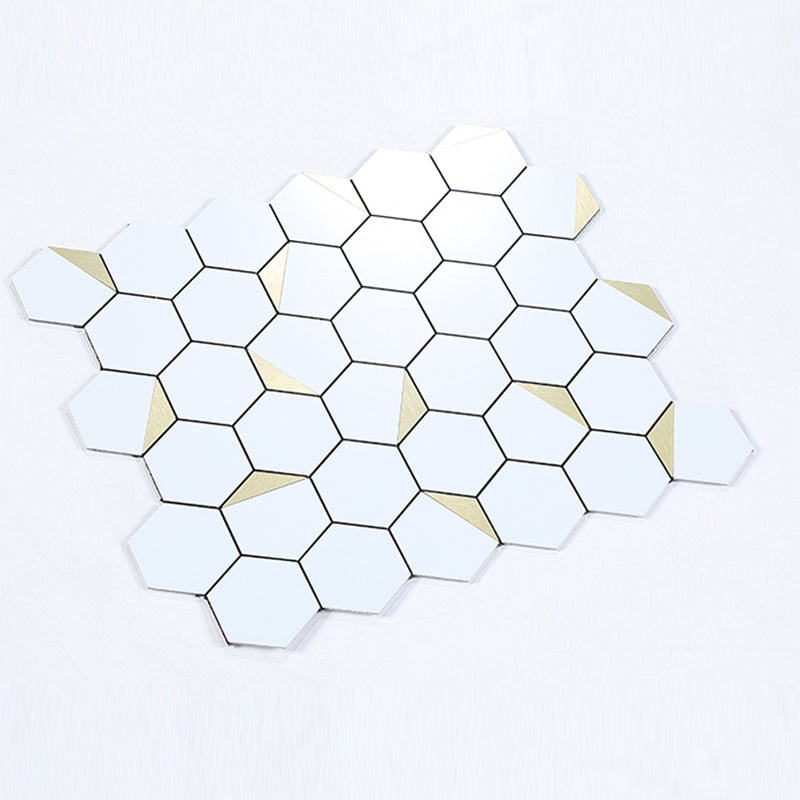 Kitchen Mosaic Tile Wallpaper Waterproof Peel and Stick Backsplash Tile