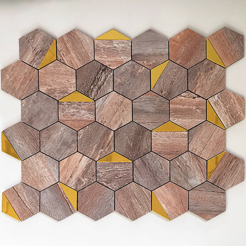 Kitchen Mosaic Tile Wallpaper Waterproof Peel and Stick Backsplash Tile