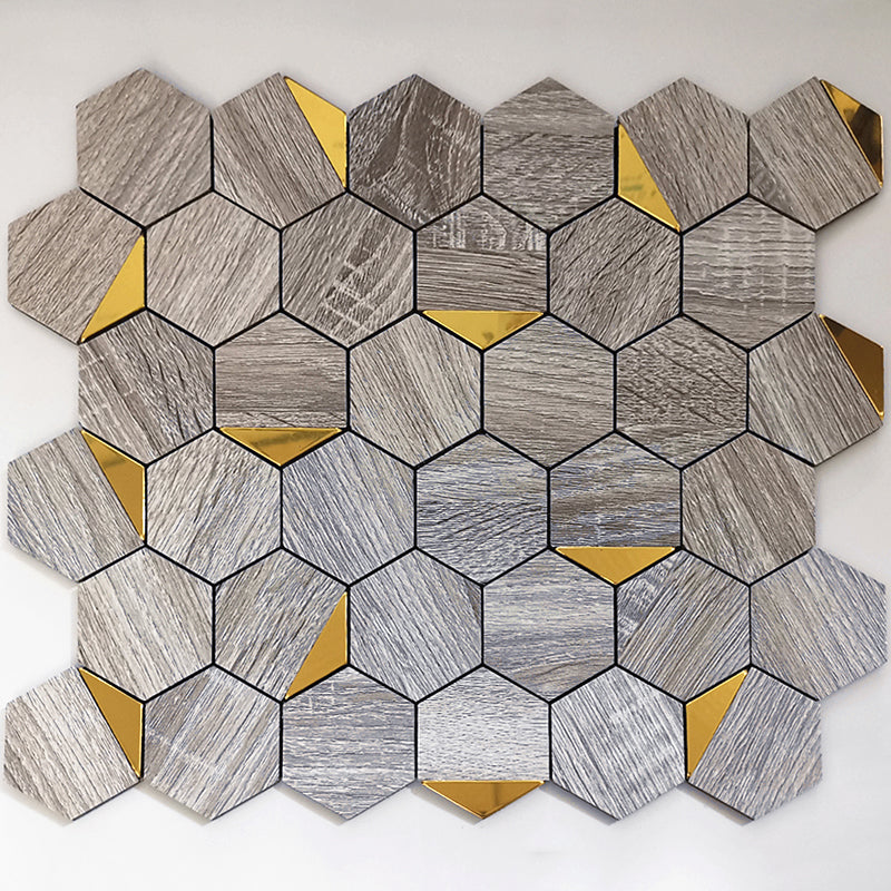 Kitchen Mosaic Tile Wallpaper Waterproof Peel and Stick Backsplash Tile