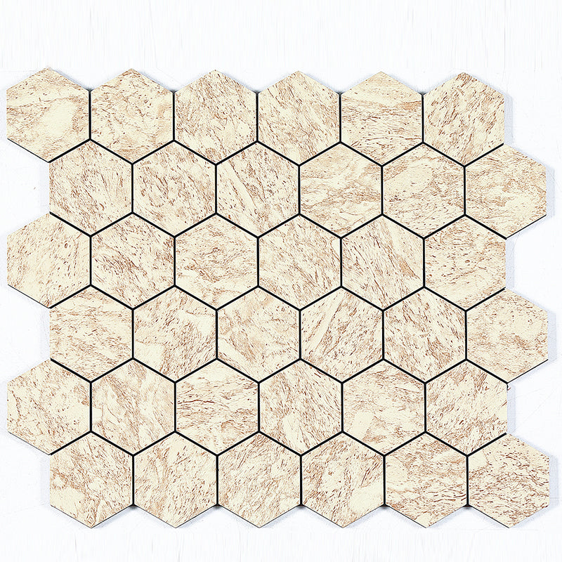 Kitchen Mosaic Tile Wallpaper Waterproof Peel and Stick Backsplash Tile