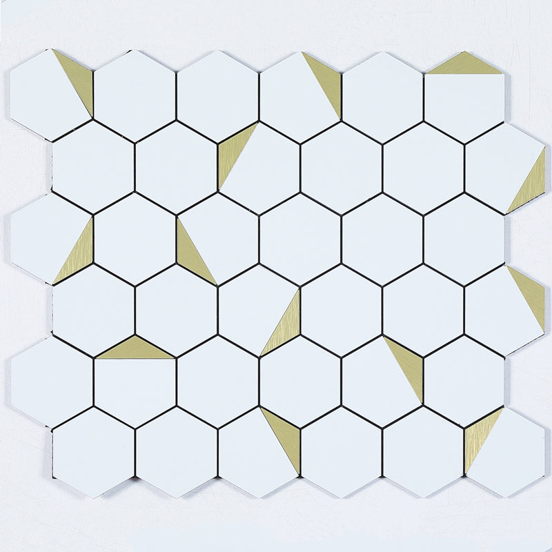 Kitchen Mosaic Tile Wallpaper Waterproof Peel and Stick Backsplash Tile