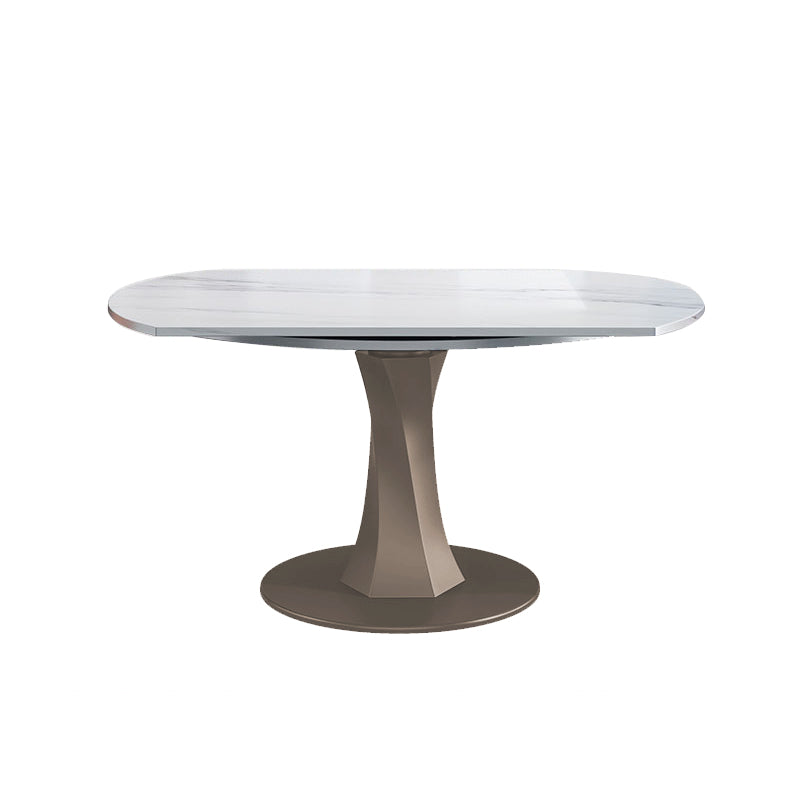 Drop-Leaf Dining Table Contemporary Pedestal Dining Room Table